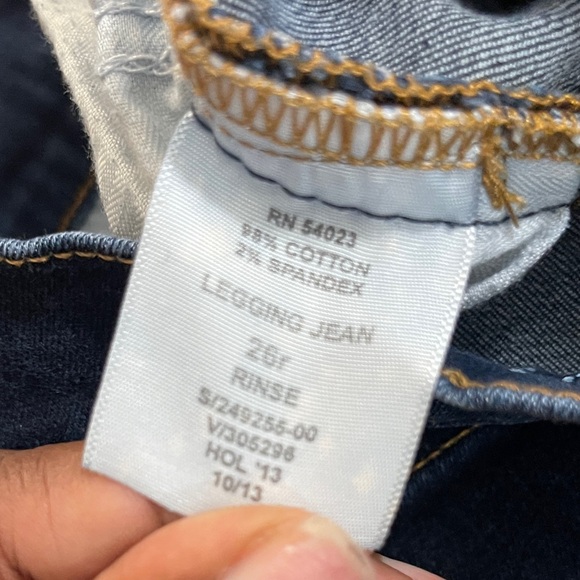 GAP Womens Jeans Size 26r Blue Skinny Legging Jean Denim - Picture 4 of 8